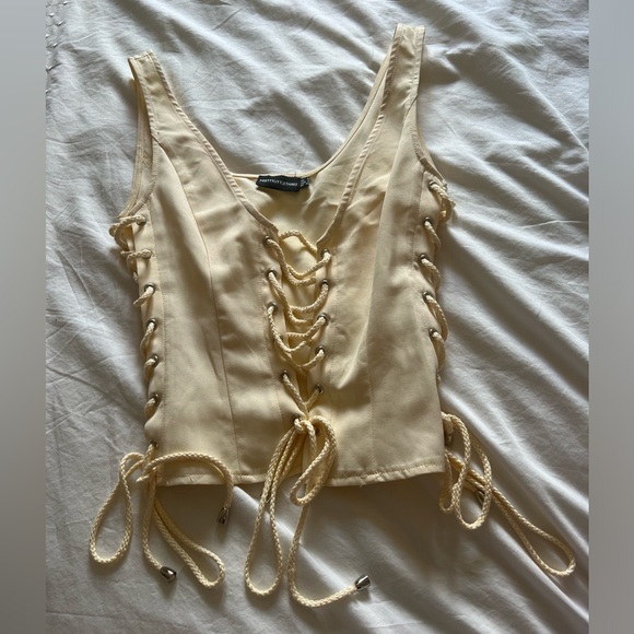 Women’s corset tie top - Picture 3 of 3